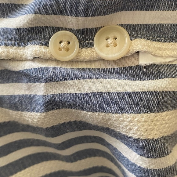 Madewell Cropped Striped Button Down Size S - Picture 16 of 17